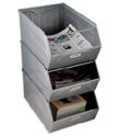 Heavy Metal Stacking Bins